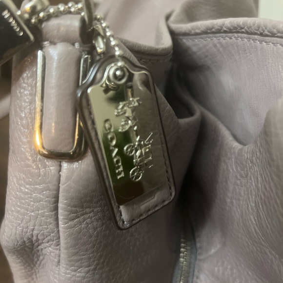 Coach Gray Leather Hobo Bag with Slouchy Silhouette#26224 - Picture 2 of 15